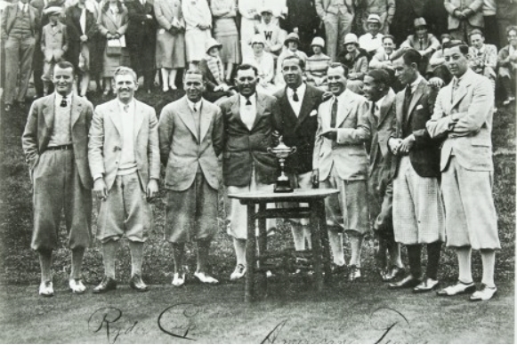 1927년 라이더컵에서 미국이 초대챔피언 자리에 올랐다. 사진=유러피언투어